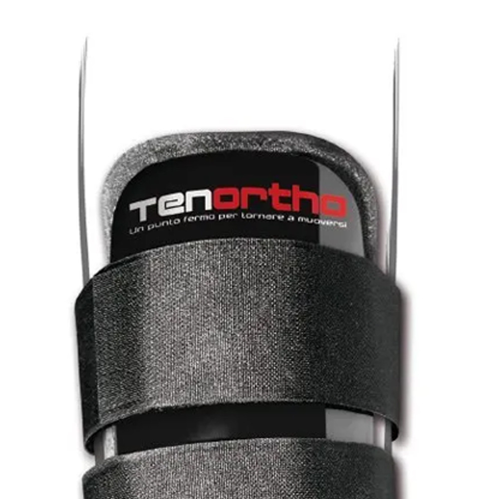 Tenortho Thunder Plus Ambidextrous Anatomical Bivalve Ankle Brace Black