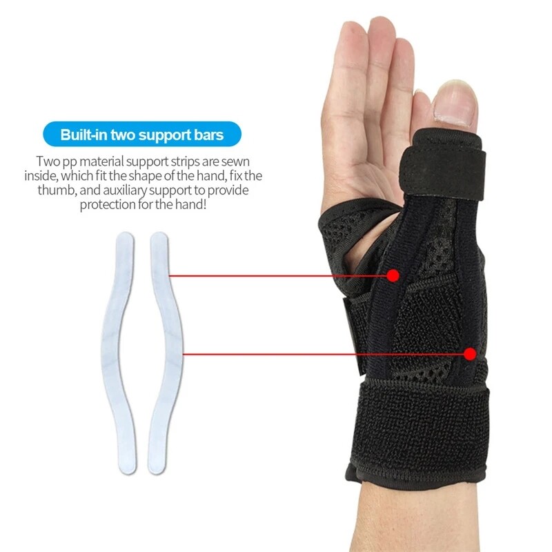 Finger Holder Brace Medical Sports Wrist Thumbs Arthritis Splint Support Protect