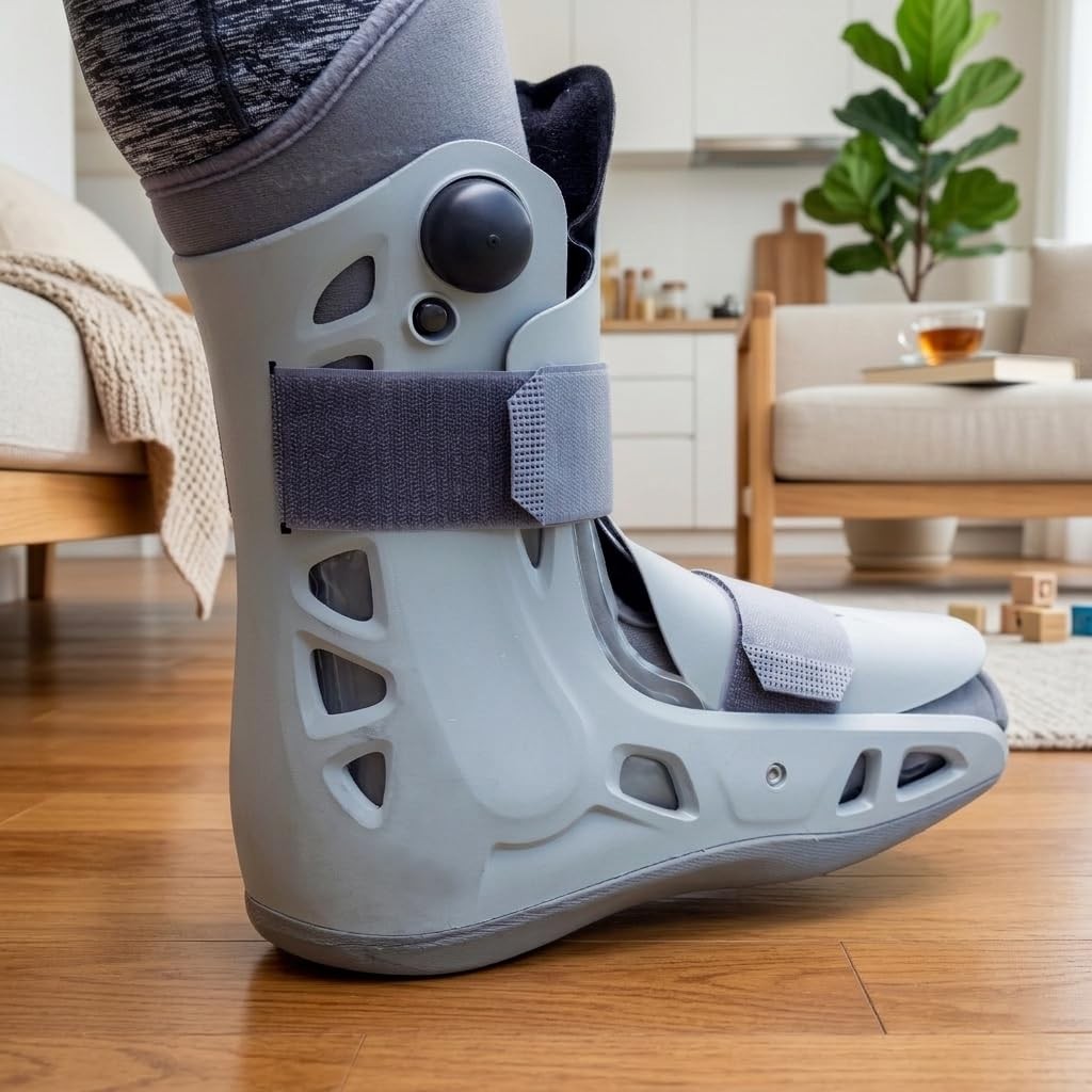 Aircast Airselect Short Walker Boot, Medium (Gray) Medium, Black