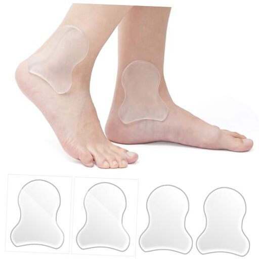 Sotiff 4 Pieces Ankle Gel Pads Skate Ankle Gel Discs Cushion Pads Fish Style