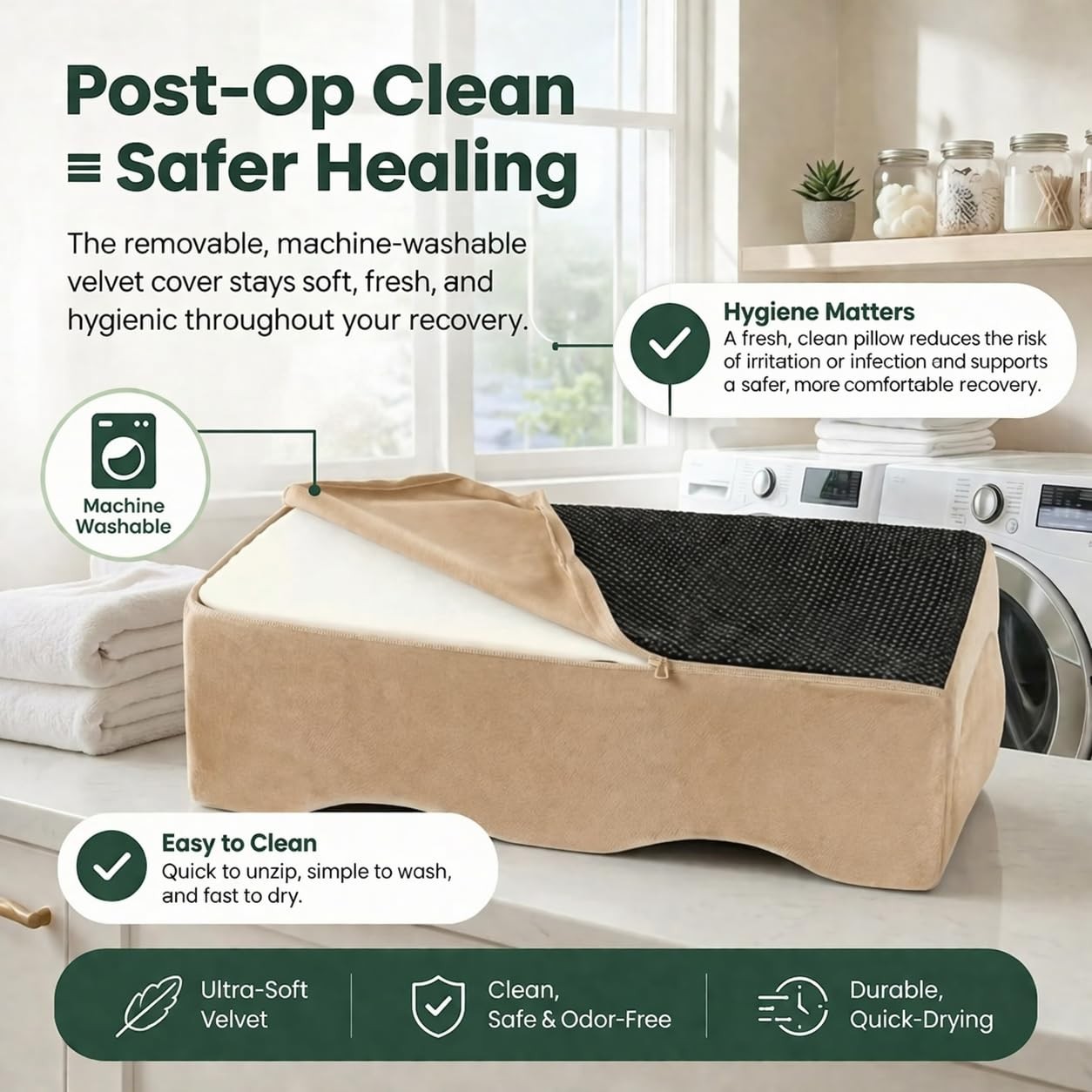 Mello Active BBL Pillow After Surgery – Doctor-Recommended, Firm & Lightweight