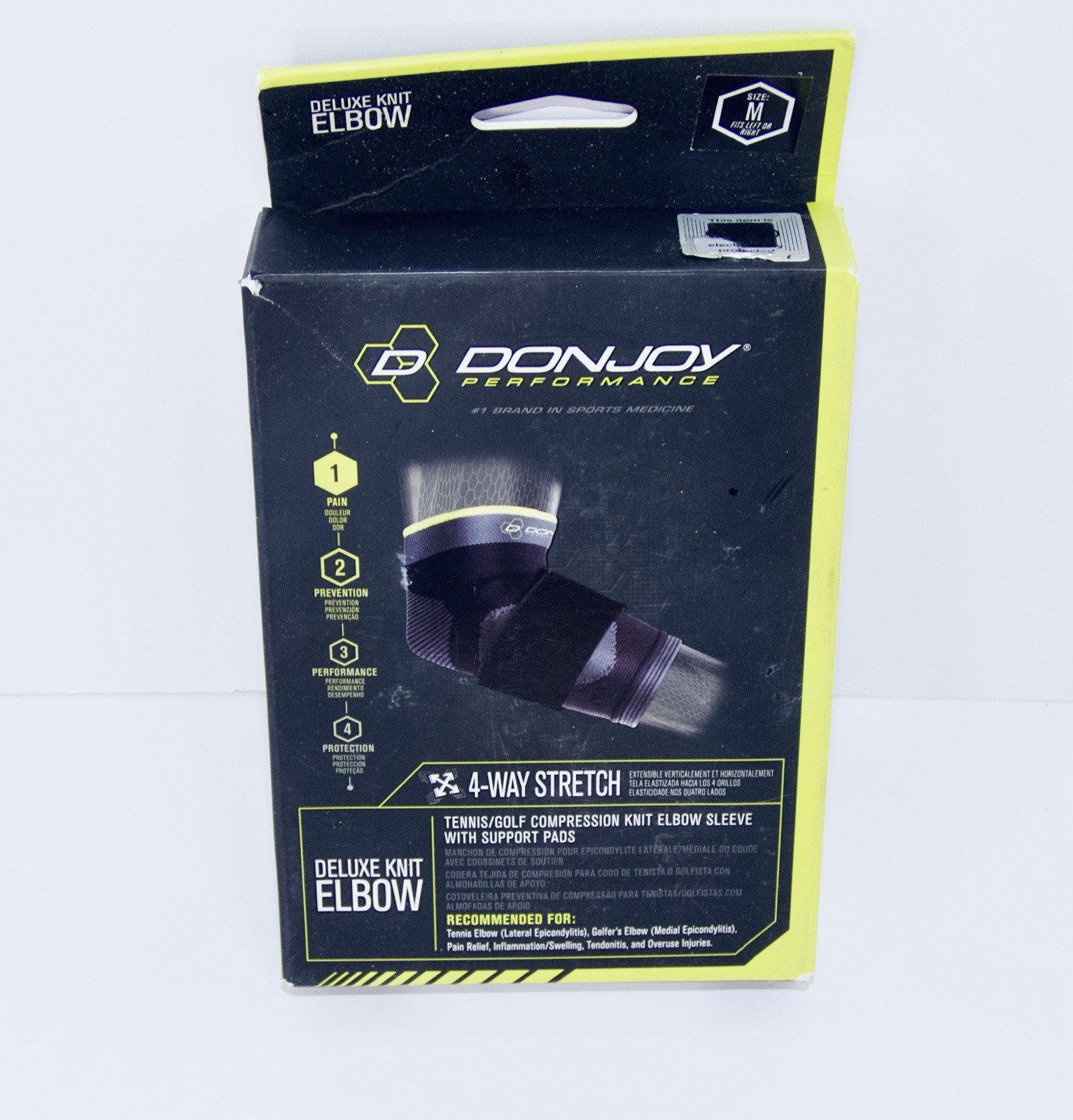 DonJoy Performance Knit Elbow Sleeve Medium for Elbow Support Ideal for Elbow