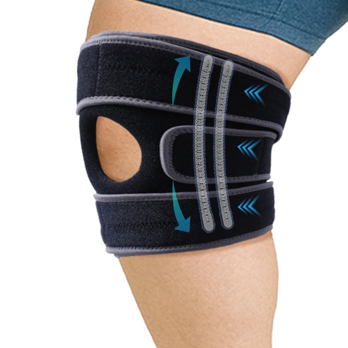 Extra Large Knee Brace Support Pain Arthritis Meniscus Tear Adjustable 2XL