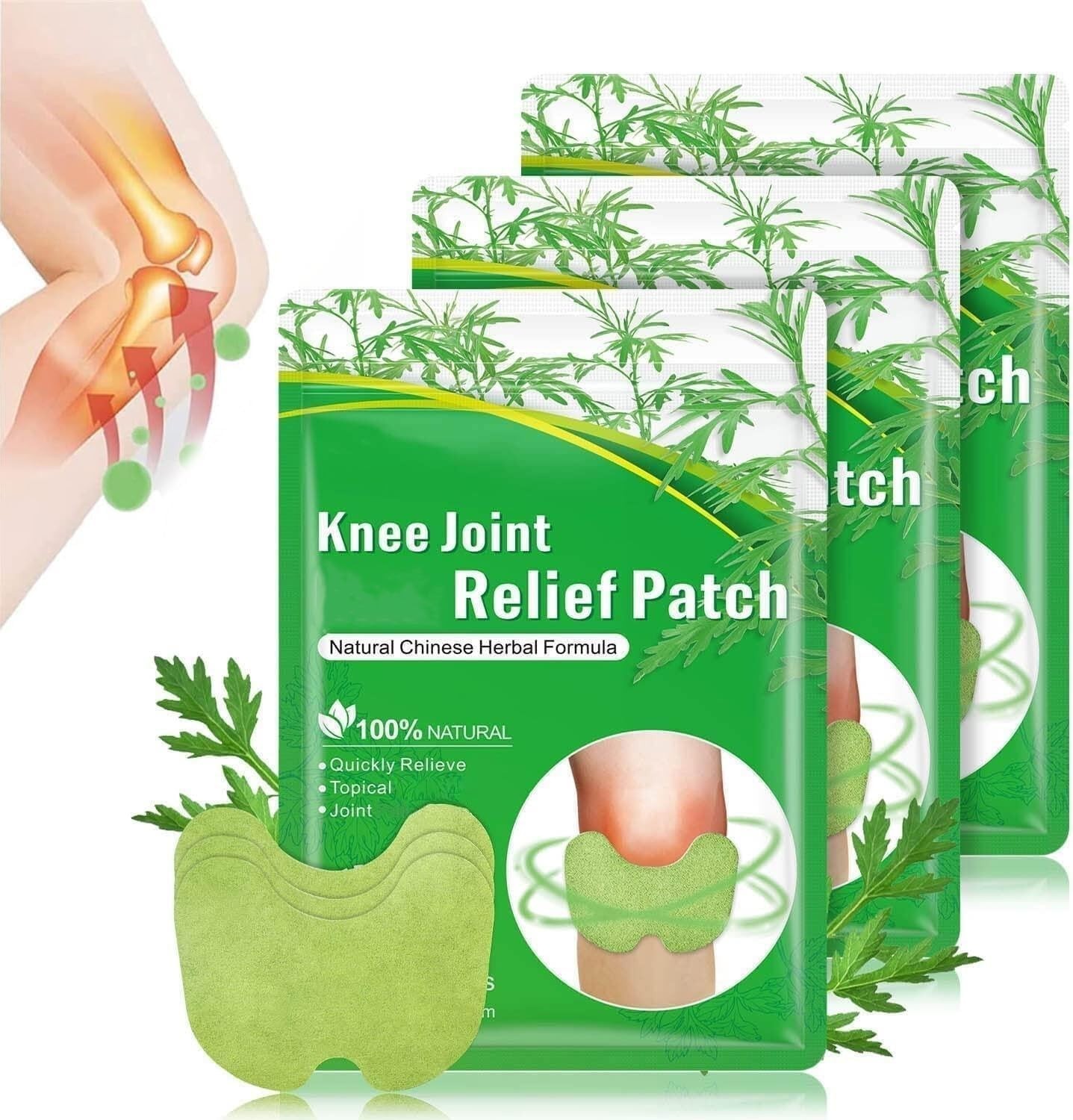 Natural Knee Patch, Joint Patch, Knee Joint Relief Patches 36Pcs