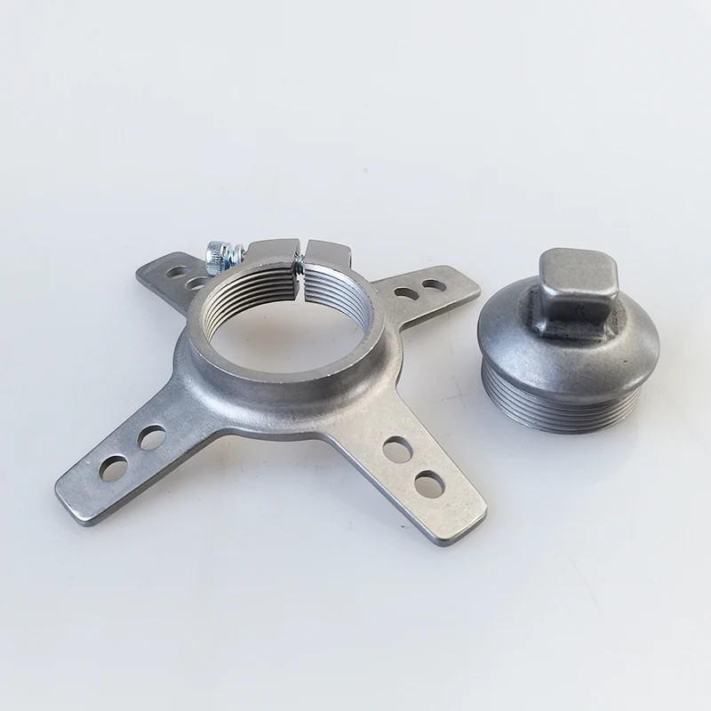 Prosthetic Leg Stainless Steel Adapter – Male Four Jaws Component