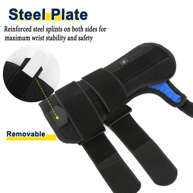 Carpal Tunnel Wrist Brace Metal Splint Hand Brace Support For Work Pain Relief