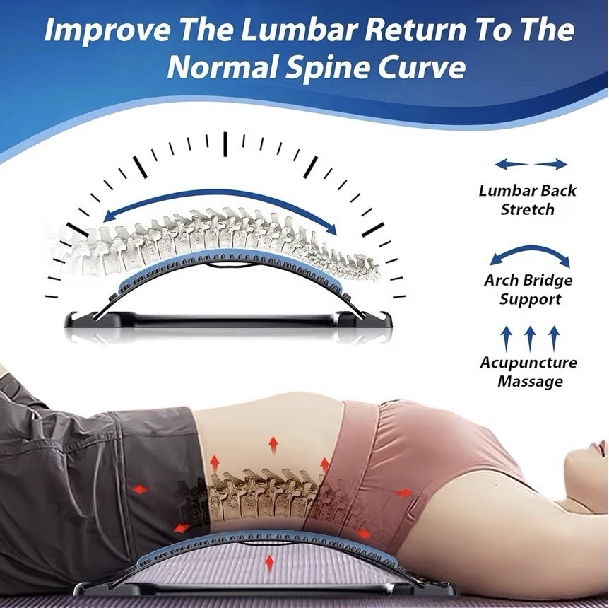 Back Stretcher for Lower Back Pain Relief, Back Cracker Board