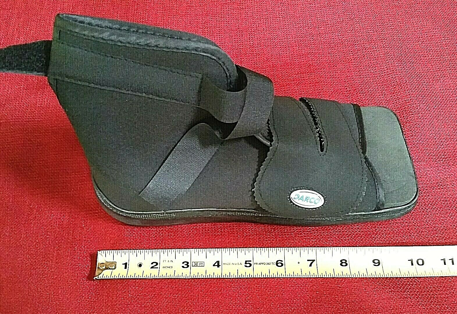 Darco Slim Line Walking Cast Boot, Square Toe, Black, Size Med – Pn SLQ2B – New!