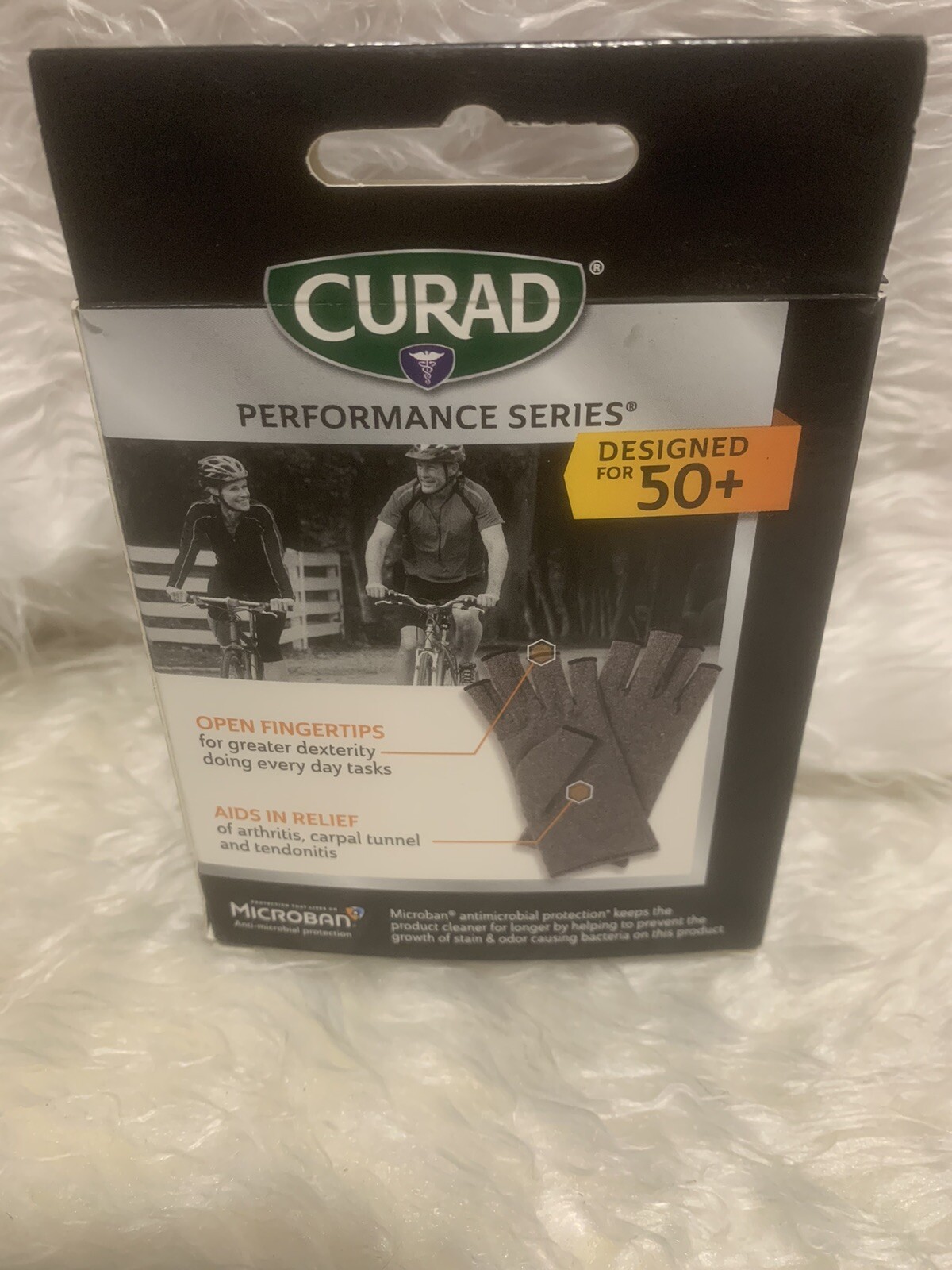 Curad Performance Series Arthritis Relief Gloves 1 Pair Size Lg Designed For 50+