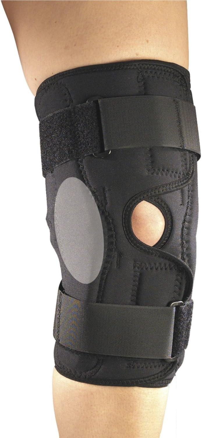 OTC Knee Stabilizer Wrap, ROM Hinged Bars, Orthotex, 2X-Large