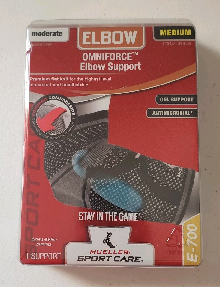 Mueller Sports Medicine Omniforce Elbow Support, 0.30 Pound, Medium