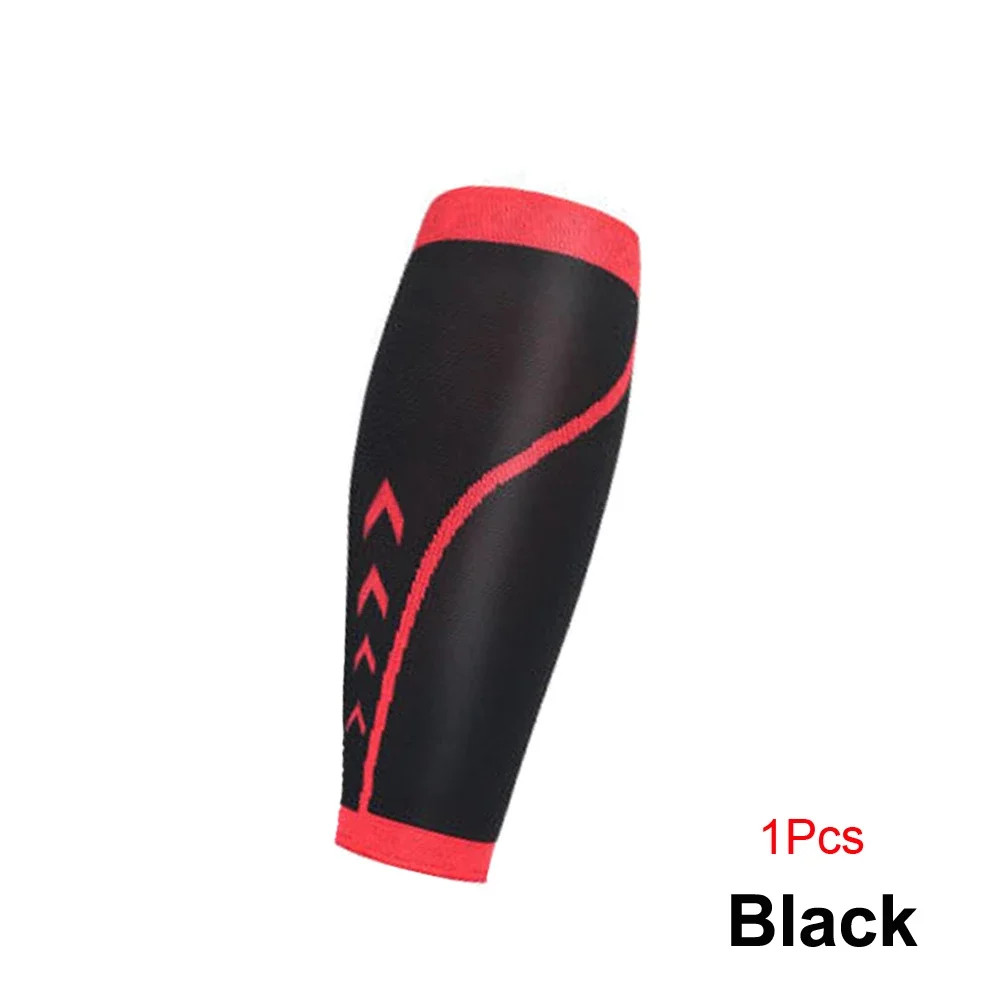 1Pcs Sports Compression Leg Sleeve Basketball Calf Support Running Antiskid Shin