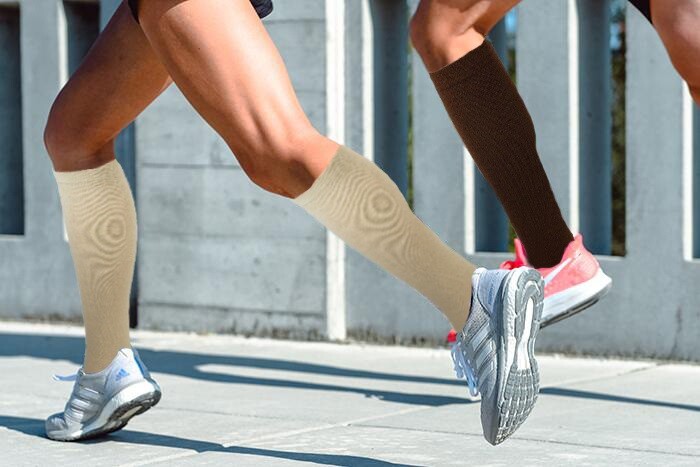 Dr. Shams 6 Pairs Sets Mild Anti-Fatigue Compression Knee High Socks