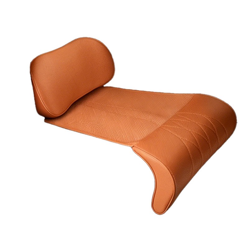 Car Seat Back Support Breathable Back Lumbar Support Cushion w/Seat Leg Rest
