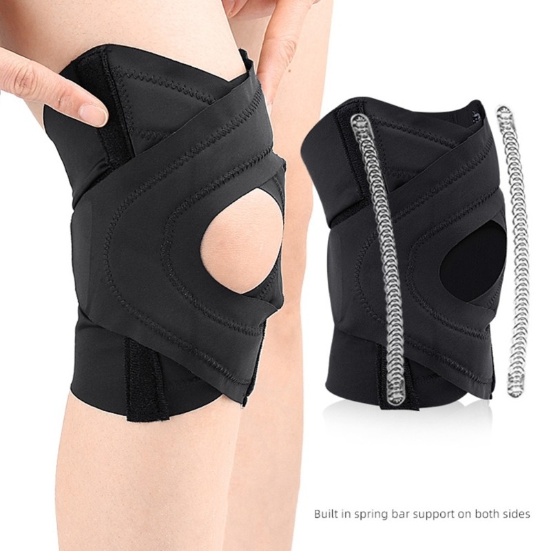 Comfortable Fit Knee Protectors for Running Cycling with Patellar Cushioning