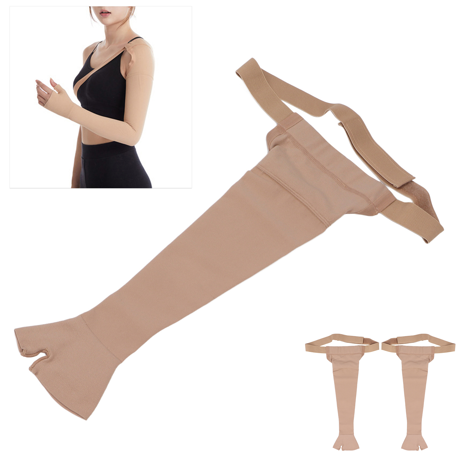 Elast Post Mastectomy Lymphedema Compression Arm Sleeve