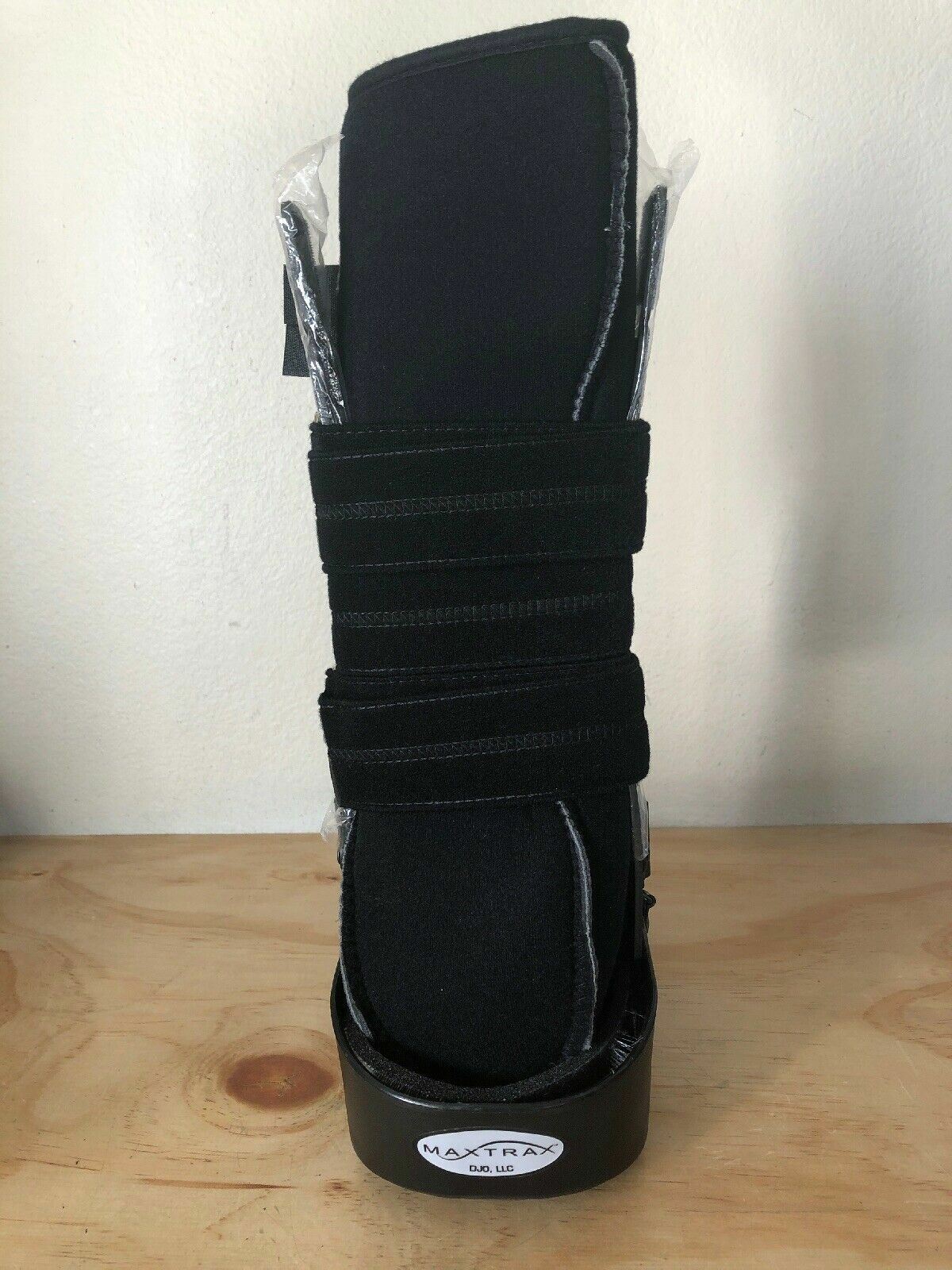 ORTHOPEDIC BOOT BRACE LEG. MAXTRAX. BLACK LARGE