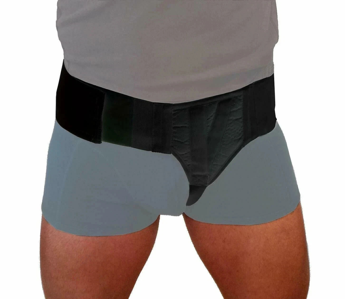 Single Hernia Support Belt Inguinal Groin Pain Relief Truss Brace Unisex RIGHT