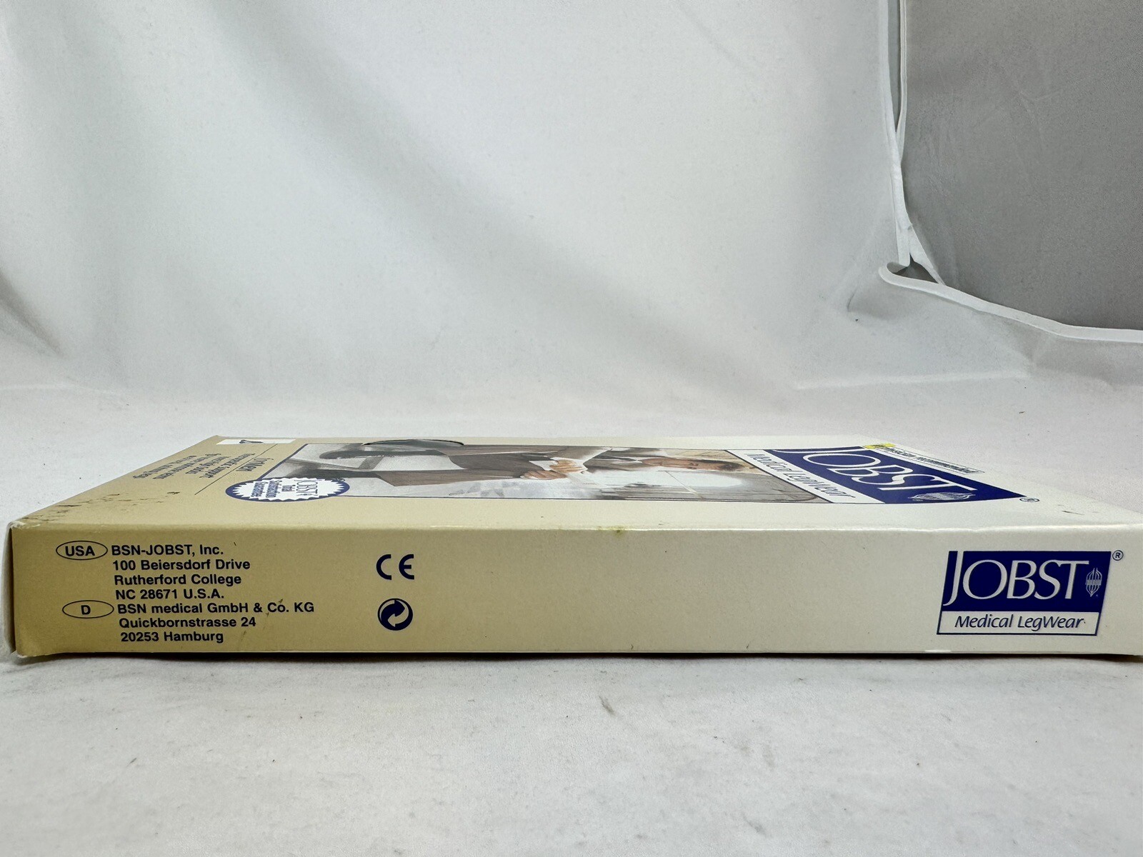 NEW Jobst Mens Brown S Thigh Hi Socks 30-40 mmHg Compression Stockings Hosiery