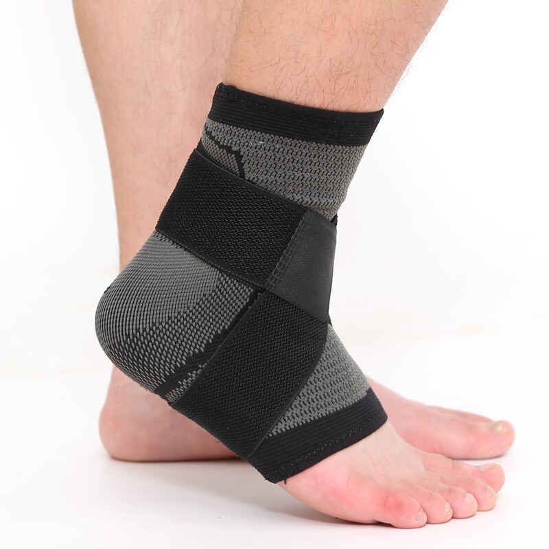 Sports Ankle Brace Compression Support Sleeve Achilles Tendon Ligament Sprain DS