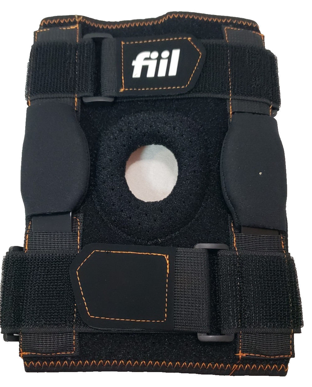 FIIL Adjustable Compression Knee Brace Removable Side Stabilizers and Gel Pads,M