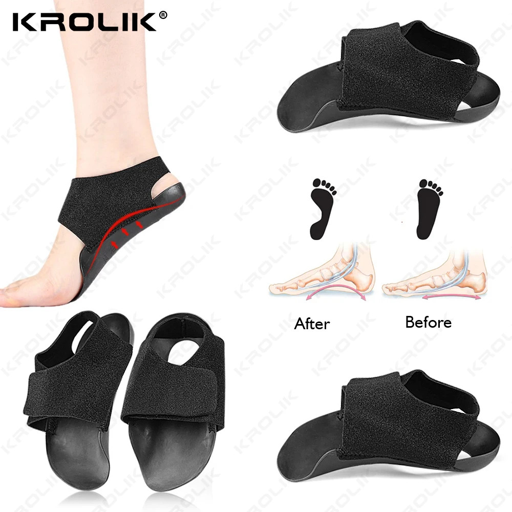 Orthopedic Insoles Flat Foot XO type Leg Correction Half Pad Support Wearable Sh