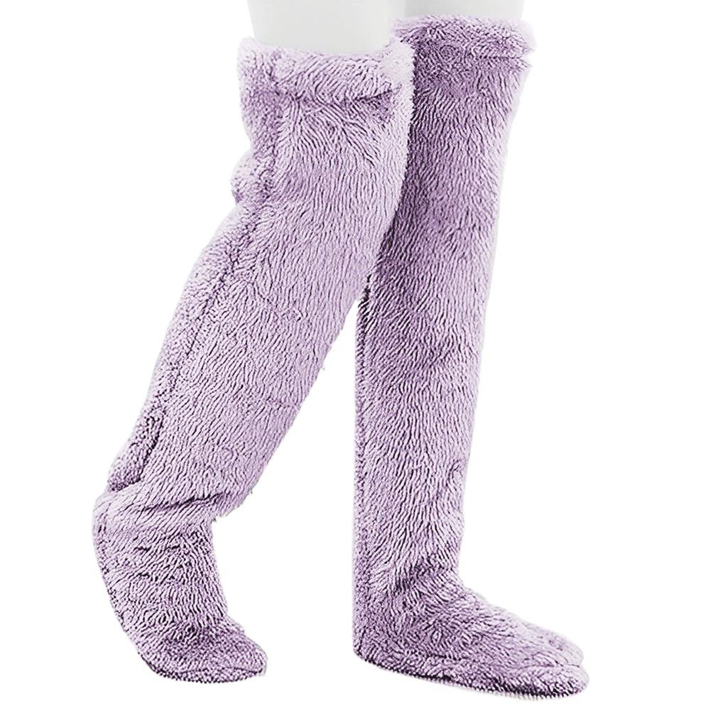 Winter Warm Women Slippers Shoes Thick Home Floor Socks Non Slip Fuzzy Socks]