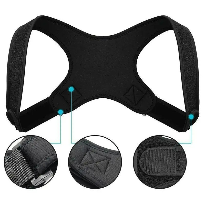 Adjustable Posture Corrector Back Shoulder Support Correct Brace Belt Men Women