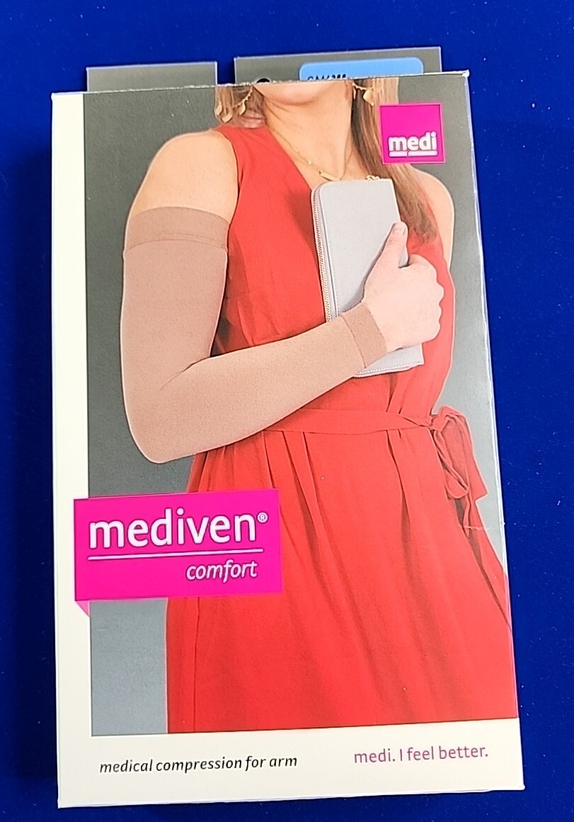 Mediven Comfort Compression Arm Sleeve 15-20 Size I, Long/Extra Wide Black