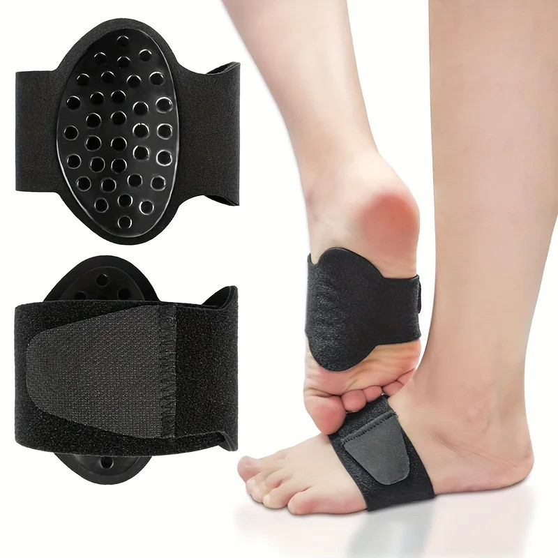 Shock-Absorbing Foot Pads Arch Support Insoles Flat Feet Relief Cushions 1 Pair