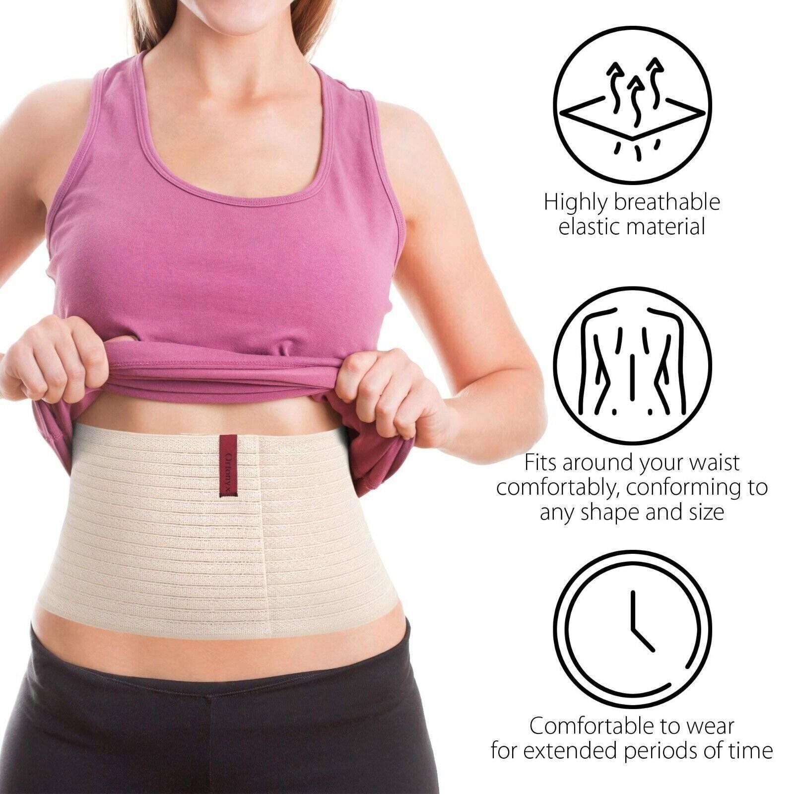 6.25″ Abdominal Binder / Postpartum Post-operative Post-surgery Wrap