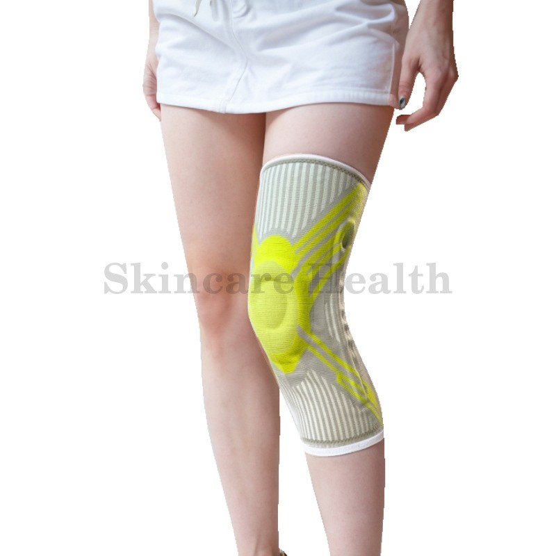 Compression Knee Brace Gel Patella Pad Spring Stabilizers for Sports Protection