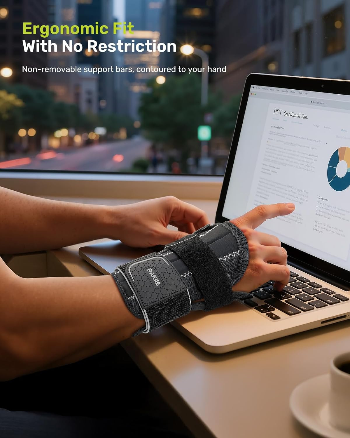 Thumb Brace, 5X Ergonomic Reinforced Support Carpal Tunnel Wrist Brace Night Sup