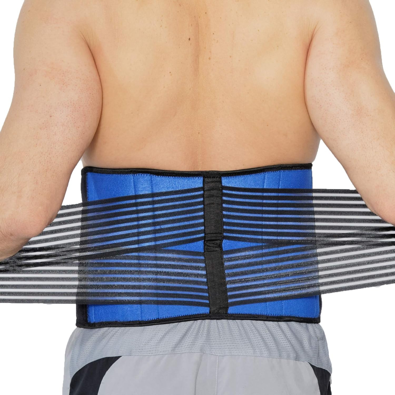 Neoprene Back Brace for Men or Women – Adjustable & Breathable Lumbar Support Be