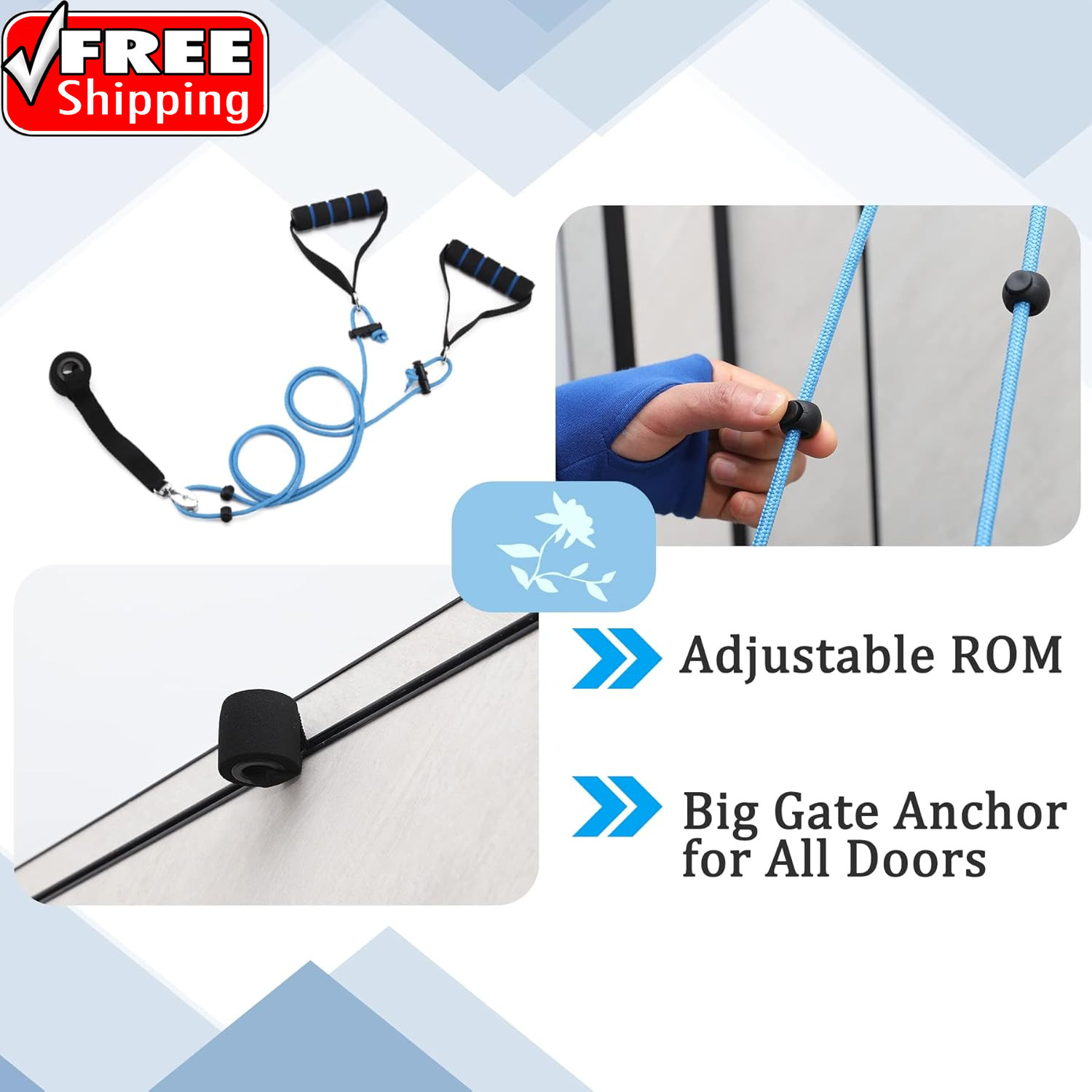 Shoulder Pulley over the Door Physical Therapy System | Over-The-Door Exercise P