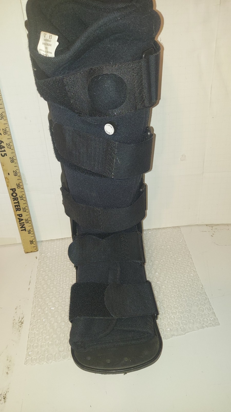 Air Pump Inflatable Brace Tall Walking Boot Size Large