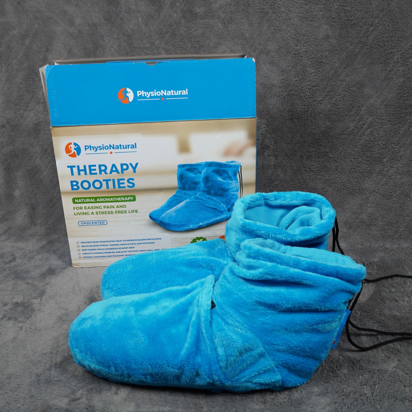 PhysioNatural Therapy Booties Natural Aromatherapy For Easing Pain Microwaveable