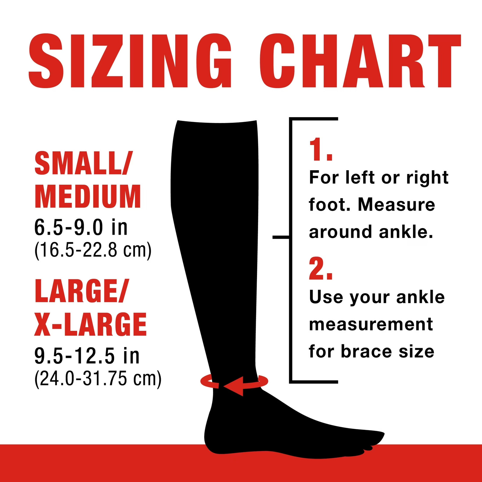 Brand Compression Ankle Support, Small/Medium, Gray, Unisex