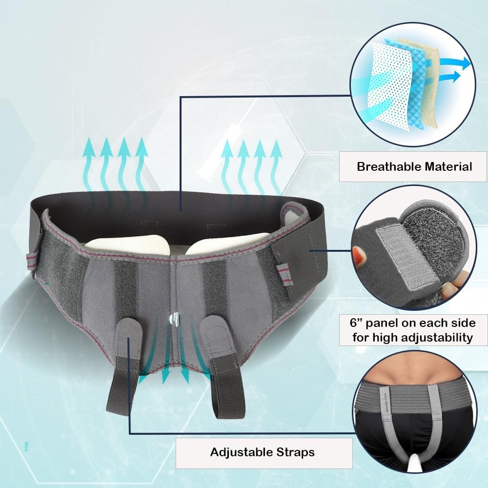 Men’s XL Hernia Brace with Removable Pads – Inguinal Support for Daily Relief