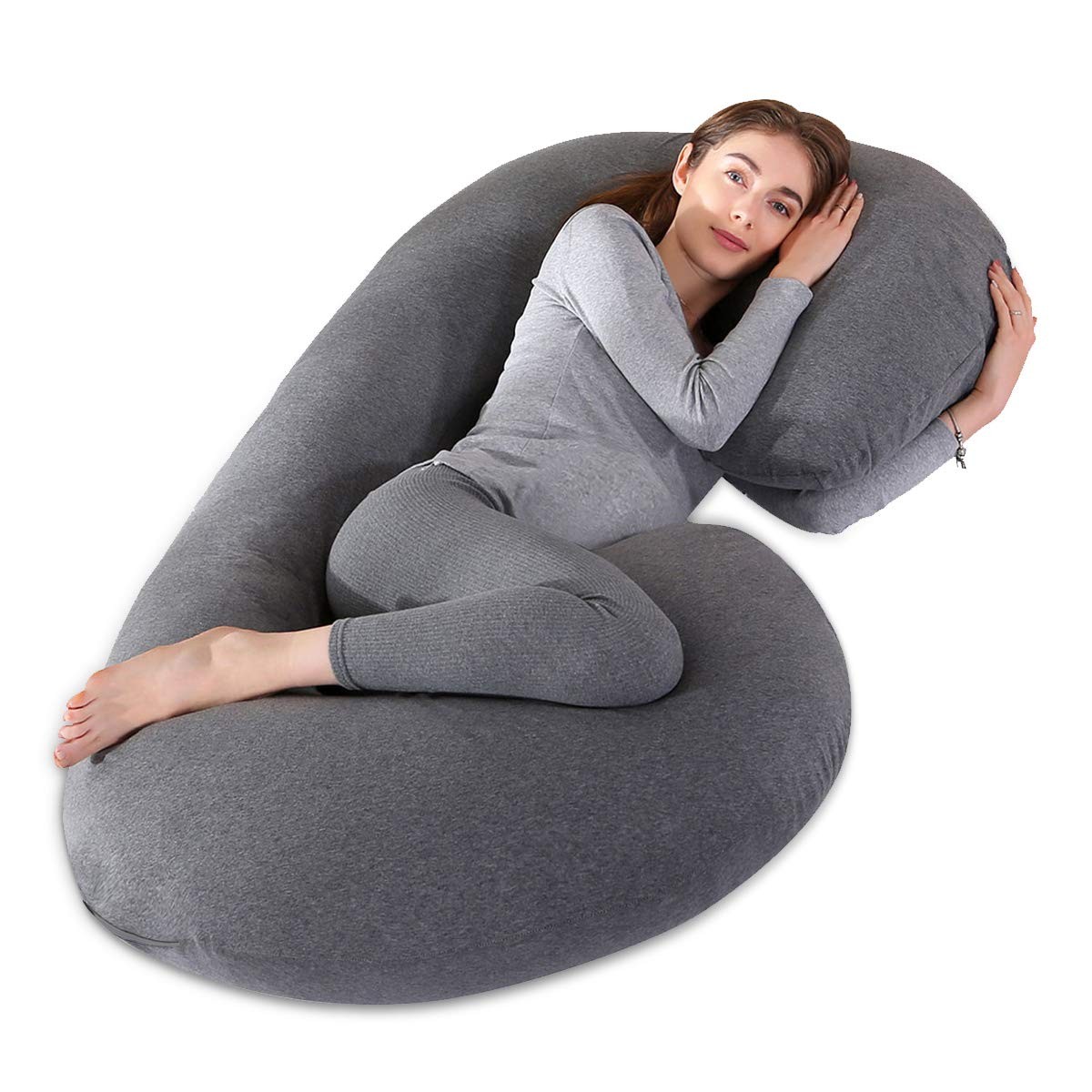 𝐏𝐫𝐞𝐠𝐧𝐚𝐧𝐜𝐲 𝐏𝐢𝐥𝐥𝐨𝐰 𝐂𝐨𝐯𝐞𝐫 C Shaped Full Body Pillow Case 𝐂?…
