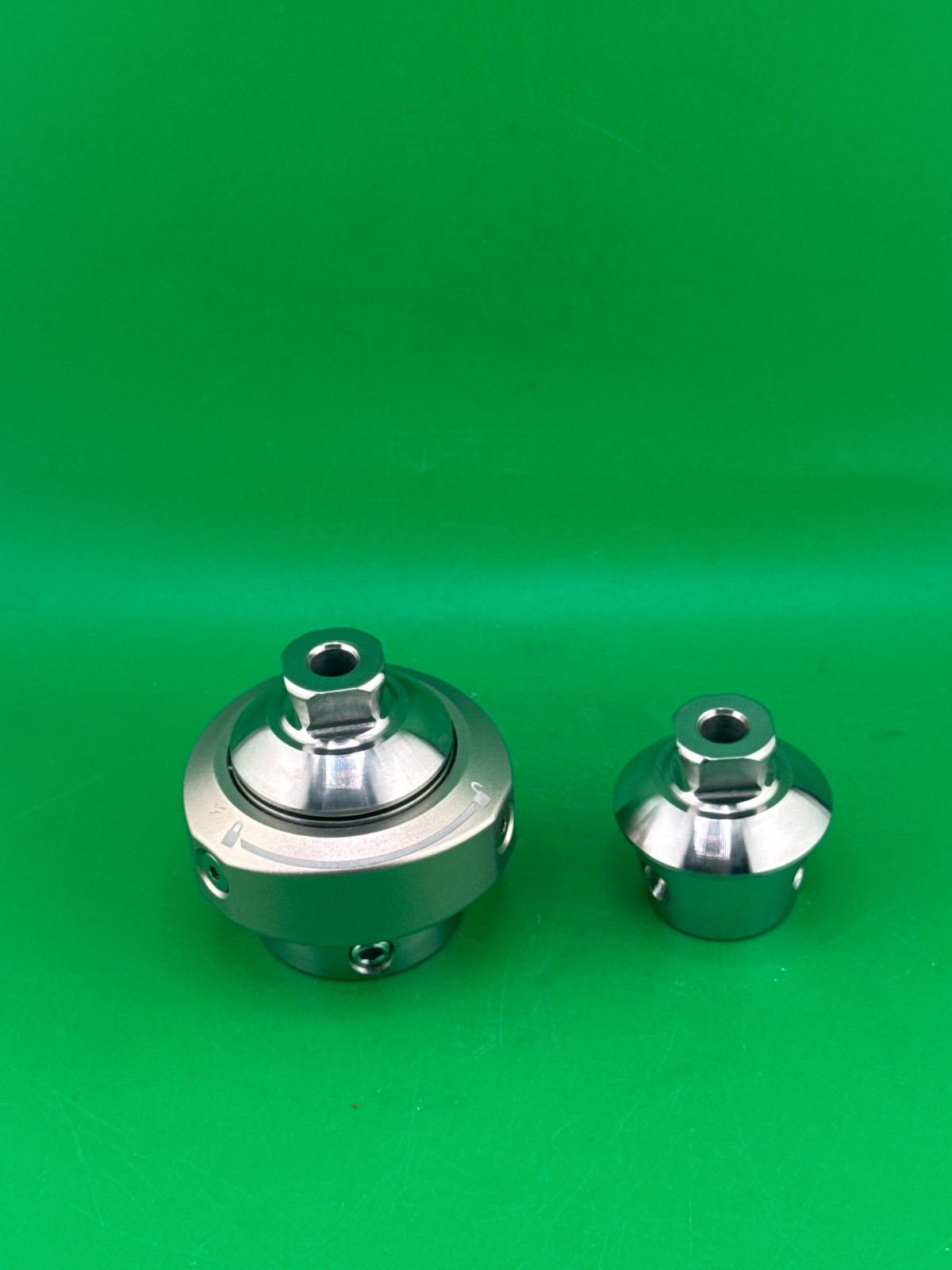 Prosthetic quick change release adapter w/ extra male pyramid insert. New