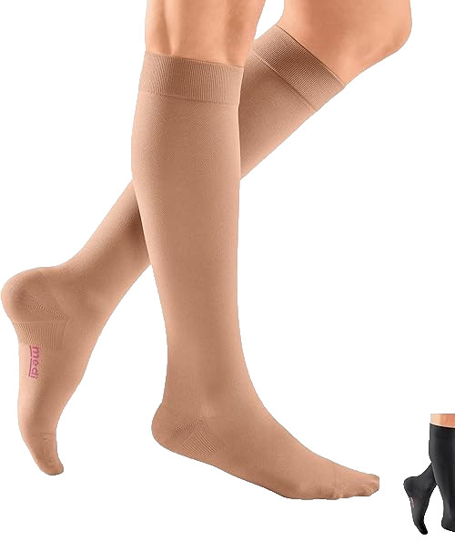 Mediven 29801 PLUS Calf High Closed Toe 30-40mmHg Compression Socks – Beige – I