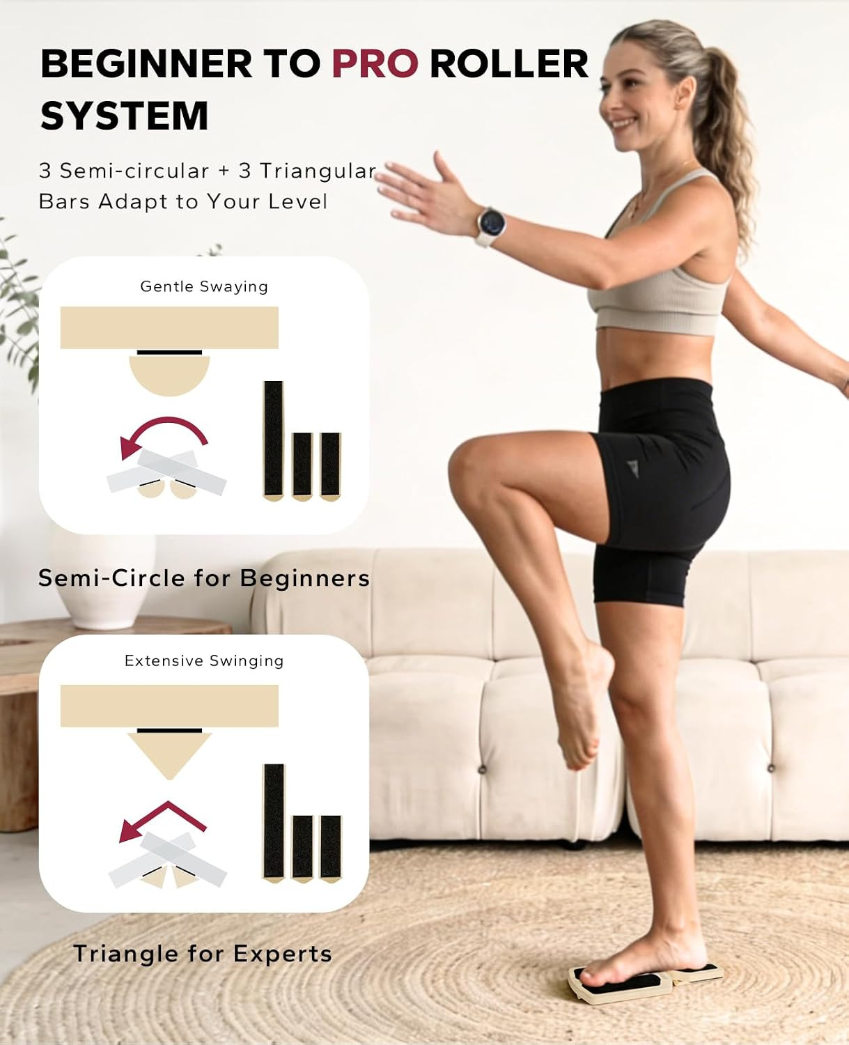Axis Board Ankle Balance Board Ankle Foot Strengthener for Sprained | Single Leg