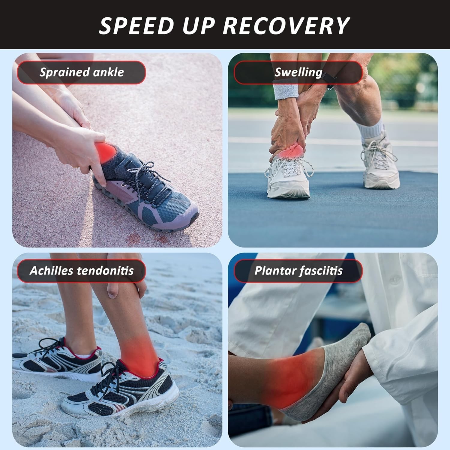 Lightweight and Adjustable Ankle Brace – Essential for Running & Volleyball