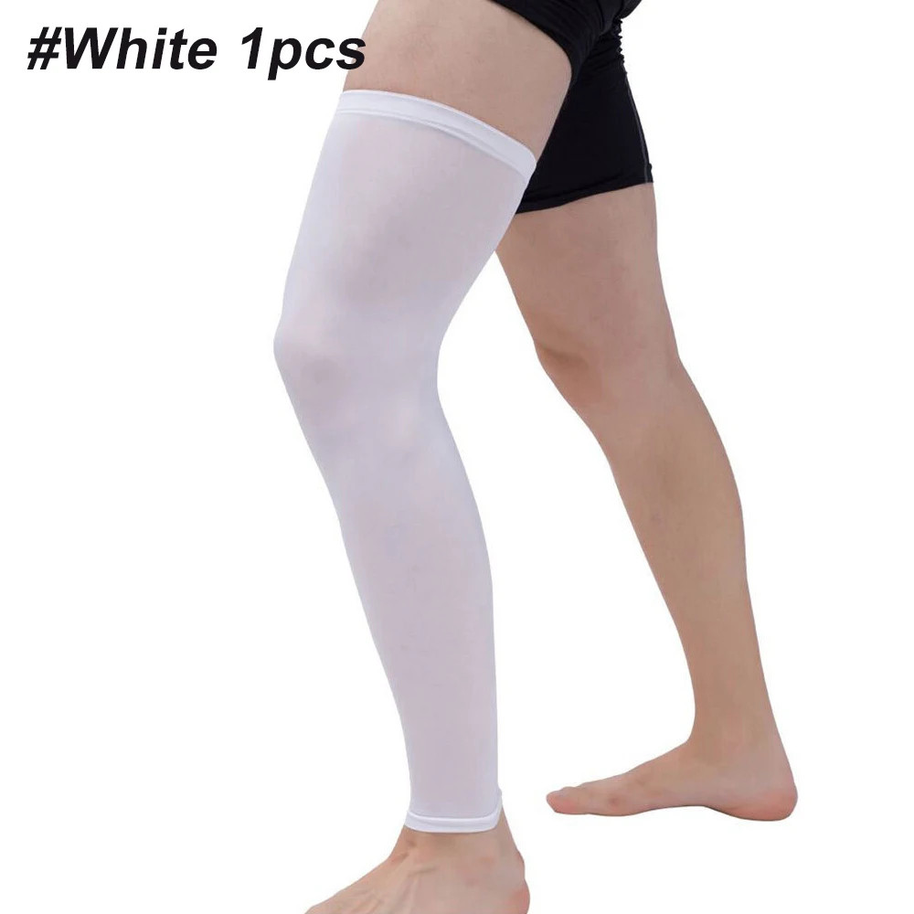 Full Leg Sleeves Long Compression Leg Sleeve Knee Protection 1Pcs