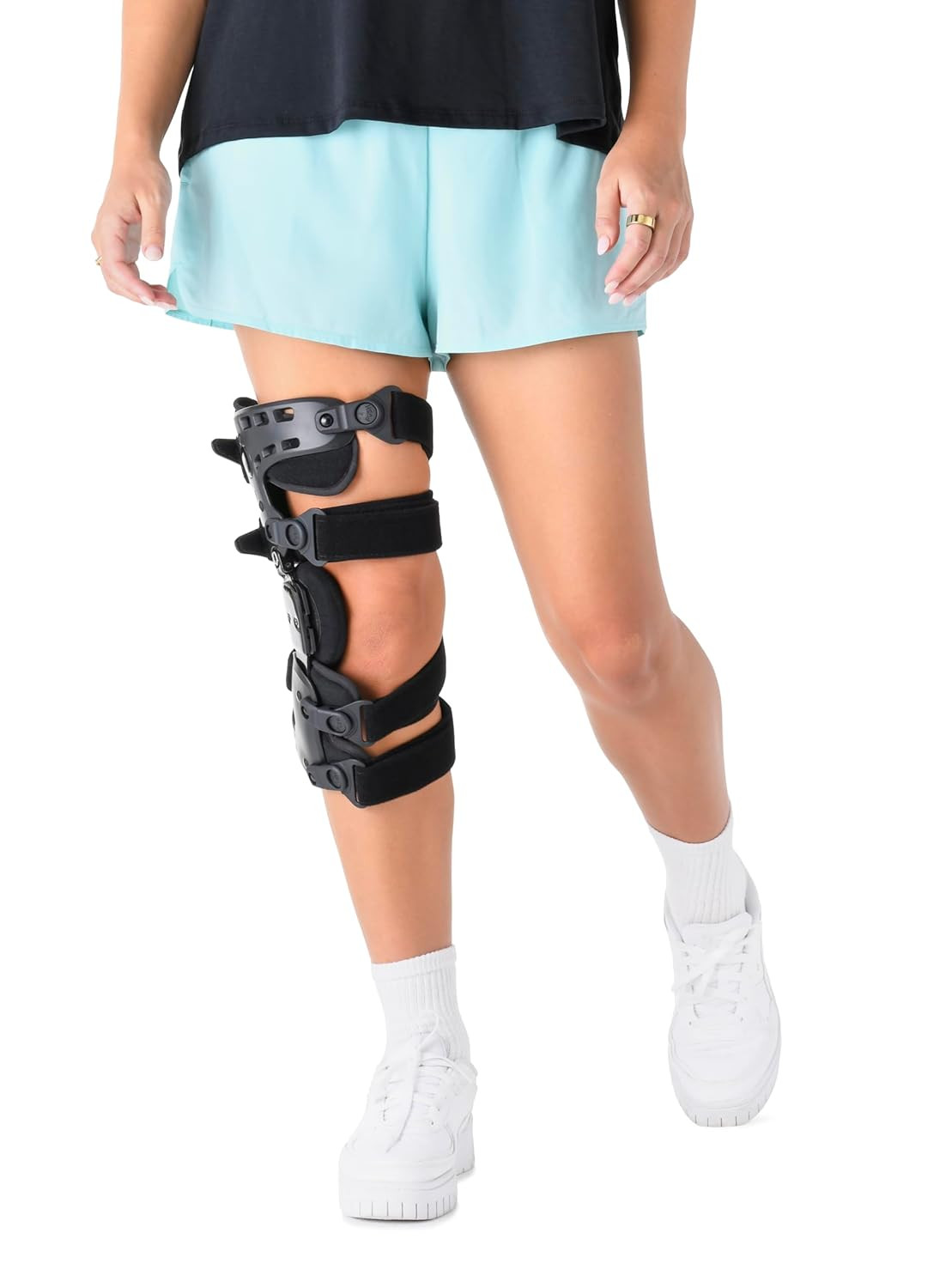 Adjustable OA Unloader Knee Brace for Pain Relief – Right Leg Support