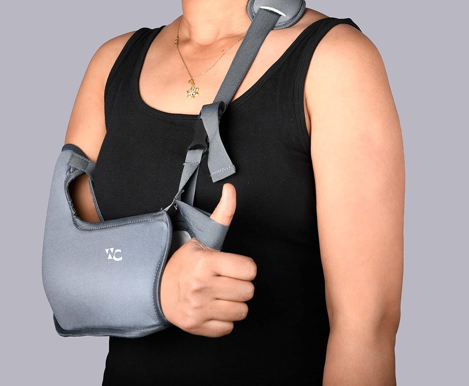 NEW! Arm Sling Shoulder Injury Elbow &Thumb Support Plaster protector Brace US!