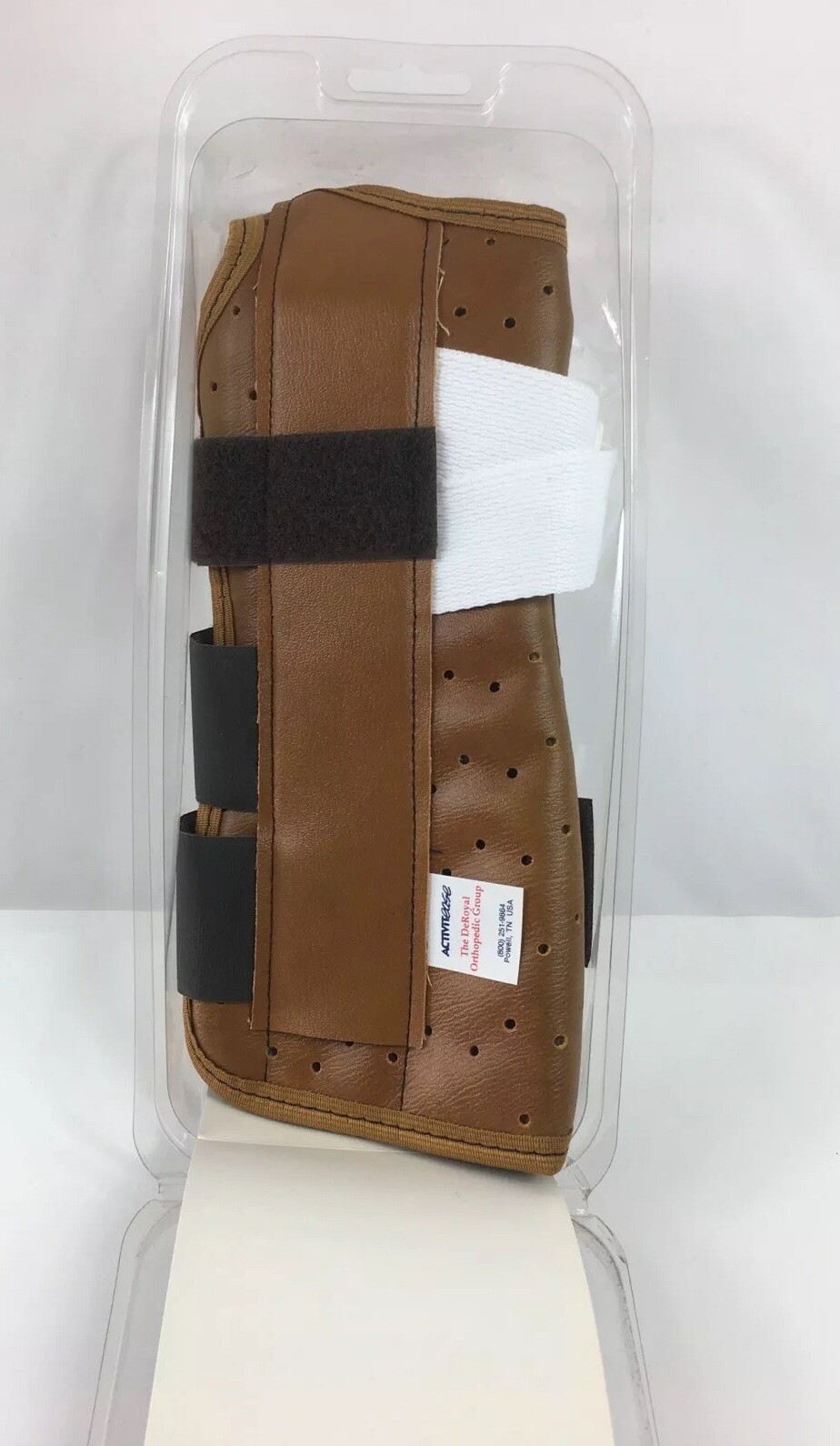 Wrist and Forearm Splint Support Large Left Hand Wedge Contour DeRoyal New