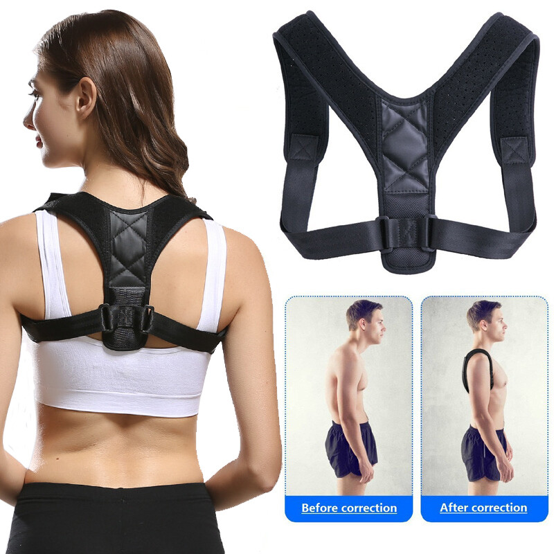 Posture Corrector For Women/Men Upper Back & Shoulder Support Brace USA SELLER