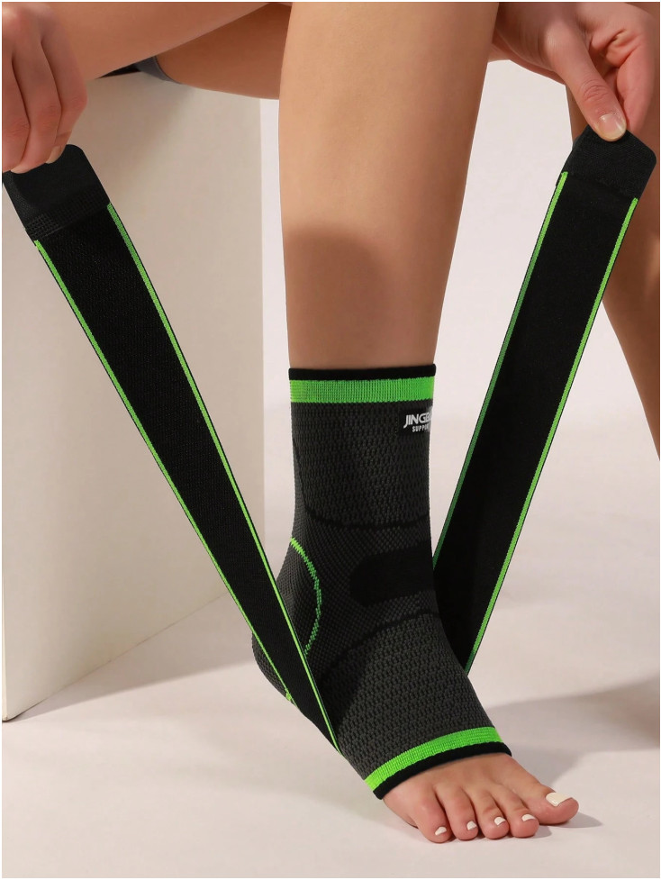 JINGBA SUPPORT 1 Piece Breathable Compression Ankle Support Sleeve Elastic Foot